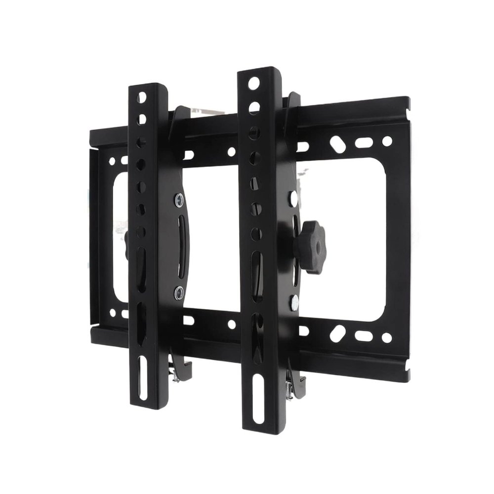 45KG 14-42 Inch TV Wall Mount Bracket Flat Panel TV Frame Support 15 Degrees Tilt with Level for LCD LED Monitor Flat Pan