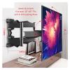 6 Arms TV Wall Mount Full Motion Tilt Bracket TV Support Wall Mount for 32"-65" TVs Up to VESA 400x400mm and 88lbs (Color : Wmx001) view 2