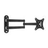 2PCS 10KG Adjustable TV Wall Mount Bracket Flat Panel TV Frame Support 15 Degrees Tilt for 14-27 Inch LCD LED Monitor Flat Pan (Color : White) view 1