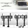 Electric TV Lift Stand, Tv Motorized Lift, Adjustable TV Mount Bracket, TV Lift Mechanism with Remote Control, Double Motor Lift 120cm Travel, for TVs From 55in to 120in up to 130kg ( Size : 1055-2255 view 3
