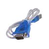 2Pcs CH340 U to RS232 Serial Port 9 Pin DB9 Cable Serial COM Port Adapter Convertor Support Windows 7 Total Length 80cm view 1
