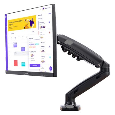 Extension for No VESA Hole 17-27" LED Monitor Holder Arm Gas Spring Full Motion Gas Strut Flexi Mount Load 2-9kgs