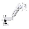 10-27" Full Rotation Desktop Monitor Holder Gas Spring Arm TV Mount Free Lifting Bracket Loading 1.5-10kgs White Black (Color : White) view 2