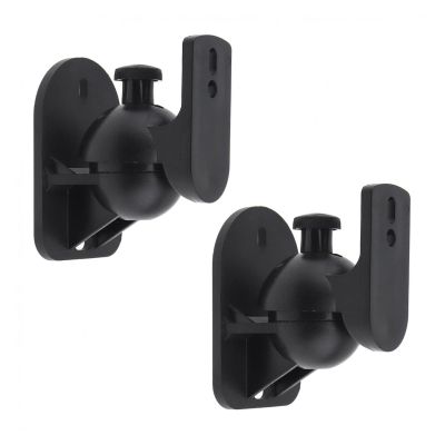 2pcs/lot Practical SW-03B 5KG Black ABS Plastics Wall Mounted Bracket for Speaker and Loudspeaker Box