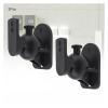 2pcs/lot Practical SW-03B 5KG Black ABS Plastics Wall Mounted Bracket for Speaker and Loudspeaker Box view 2