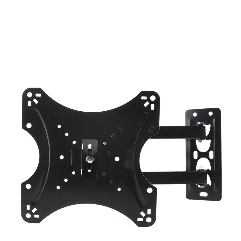18KG Adjustable TV Wall Mount Bracket Flat Panel TV Frame Support 15 Degrees Tilt with Gradienter for 14-42 Inch LCD