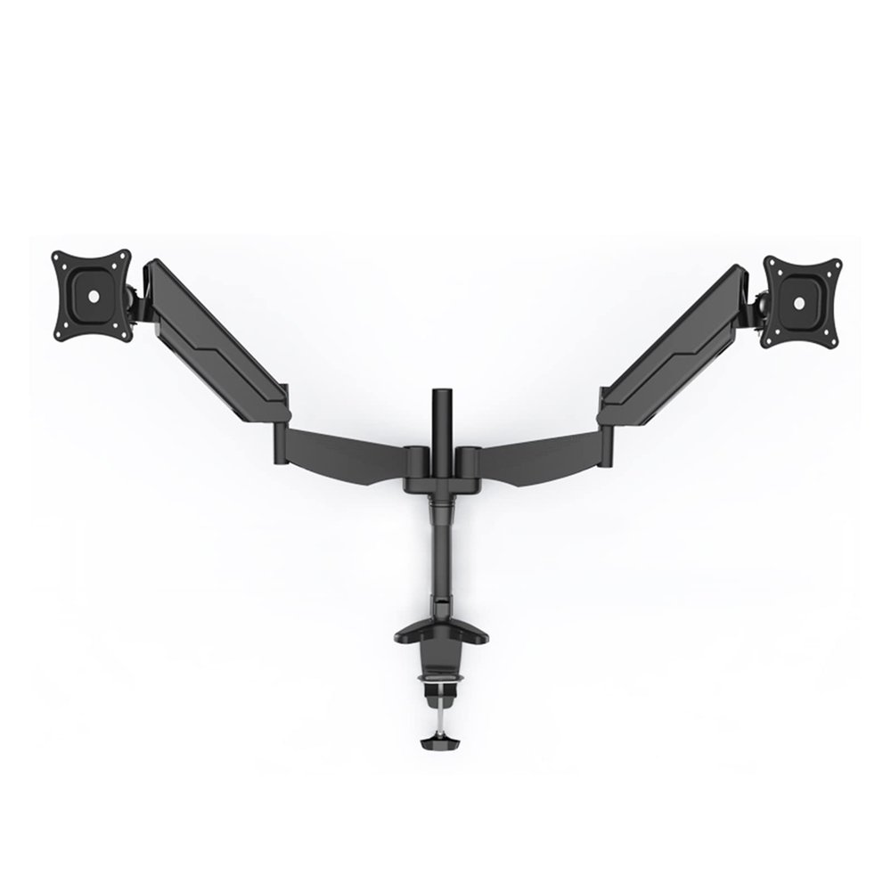 Arrival Gas Spring Arm Full Motion Dual Screen LED LCD Monitor Holder Desktop Monitor Mount Support Loading 1-10kgs Each Arm