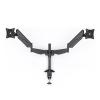 Arrival Gas Spring Arm Full Motion Dual Screen LED LCD Monitor Holder Desktop Monitor Mount Support Loading 1-10kgs Each Arm view 1