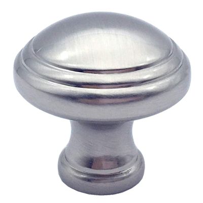 JCAKES 3.75" 5" C-C Cabinet Pull Handle Knob Drawer Pull Brushed Nickel Steel Knob Handle Dresser Pulls Kitchen Handles Hardware 96 128 mm Centers (Size : Dia:1.1" (28 mm))