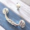 JCAKES 4 1/2" C-C Polished Silver Bail Drawer Pull Drop Swing Handles Dresser Pulls Cabinet Knob Hardware 114 mm 4.5" Centers (Size : Dia: 1.2" (30 mm)) view 3