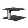 2 Tiers AV Shelf Wall Mount Shelf Black DVD Wall Hanging Bracket Stand for AV Receiver Set-top Boxes/Cable Boxes/Gaming Systems view 2