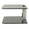 2 Tiers AV Shelf Wall Mount Shelf Black DVD Wall Hanging Bracket Stand for AV Receiver Set-top Boxes/Cable Boxes/Gaming Systems view 4