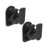 2pcs SW-03B 5KG Black ABS Plastics Wall Mounted Bracket for Speaker and Loudspeaker Box Support 45 Degrees Rotation view 1