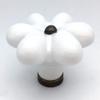 JCAKES Dia 2.4" Large White Cabinet Knob Drawer Knob Ceramic Cabinet Handle Porcelain Dresser Pulls Kitchen Door Handles Hardware view 3