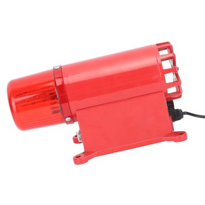 Audible Visual Alarm , High Decibel Horn IP65180W 10A Industrial Siren Alarm for Construction Site (US Plug 110V)
