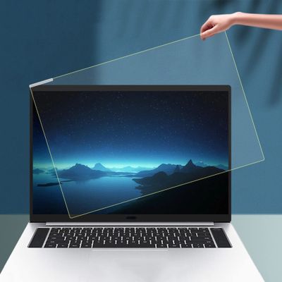 WLWLEO 15.6/17 inch Laptop Screen Protector Panel, Hanging Type Acrylic Blue Light Blocking Filter Eye Protection Removable Anti-Scratch Protector Film for PC Laptop Computer Screens,17 inch