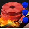 Fiberglass Heat Shield Sleeve, Fiberglass Sleeve Heat Shield Fireproof Silicone Rubber Coated Braided Fiberglass Fireproof Sleeve for Hose Lines, Electrical Wiring Various Specifications Red,120mm ( S view 4