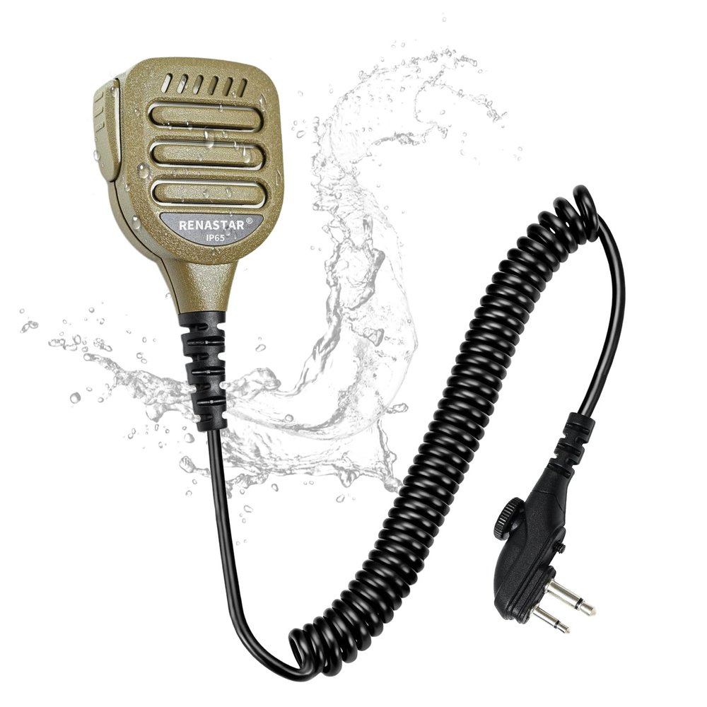 Renastar Two Way Radio Shoulder Mic Remote Speaker Microphone for HYT Hytera Radio BD502i BD552i BD612i PD402i PD482i PD502i PD562i TC508 PD562 Walkie Talkie