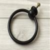 FJYDM Dia 2 1/2" Large Black Ring Single Drop Pull Knob Drawer Pull Pendant Dresser Pull Handles Door Pull Hardware view 4