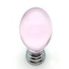 FJYDM Blue Glass Knob Drawer Pull Chrome Polished Cabinet Knobs Dresser Pulls Handle Kitchen Door Knob Hardware Diameter 1.2 (Color : Pink) view 3