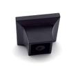 FJYDM Square Knob Drawer Knob Pull Ring Drawer Pull Dresser Pull Handles Gold Brushed Bronze Black Nickel Chrome Cabinet Hardware, Matte Black (Color : Matte Black, Size : L/W:1.2" (31 mm)) view 3