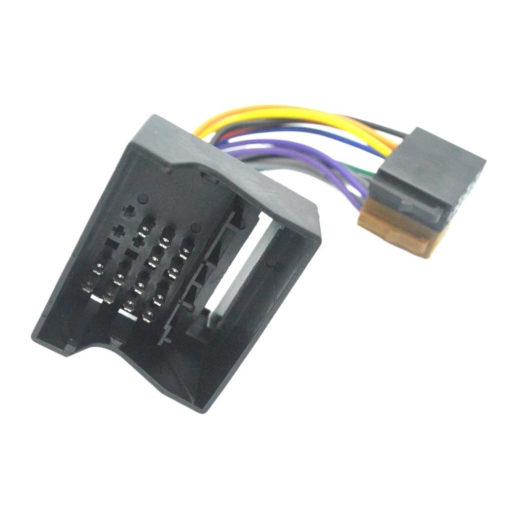 ImBros Car Stereo ISO Rad1o Wiring Harness Headunit Connector Loom Wiring Wire Cable Adapter