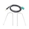 ImBros Car Aux Cable M1ni ISO 6Pin Male Jack Input Fit Compatible R Master Rad1o Connector with a Pair Removal Tools Keys Suit view 2