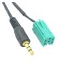 ImBros Car Aux Cable M1ni ISO 6Pin Male Jack Input Fit Compatible R Master Rad1o Connector with a Pair Removal Tools Keys Suit view 3