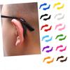 Hemoton 48pairs Ergonomic Glasses Straps Slip Glasses Holder Silicone Nose Gripps Compact Leg Straps for Women Secure Eyeglass Ear Pads for Sports view 2