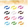 Hemoton 48pairs Ergonomic Glasses Straps Slip Glasses Holder Silicone Nose Gripps Compact Leg Straps for Women Secure Eyeglass Ear Pads for Sports view 4