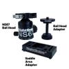 BOG DeathGrip Ball Head Conversion Kit | Ball Head Adapter + Arca-Swiss Saddle Mount + NS67 Ball Head | for use with BOG DeathGrip Tripod view 2