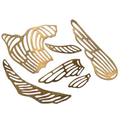 LiuliuBull Fish Filigree for Stained Glass Lamp Shade, 3PCs per Set