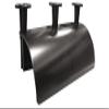Chatsworth - 12100-716 - Cable Runway Radius Drop, Cross Member, Black, (Each) view 1