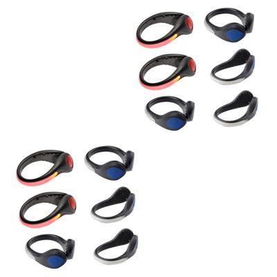 BESPORTBLE 12pcs Led Shoe Clip Lights for Night Running Safety Lights for Runners and Walkers Easy to Attach Secure Fit for Outdoor Activities Random Color