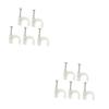 Gadpiparty 400pcs Round Cable Clips for Weather-Resistant Wire Holders for Use Organize Cords and Wires Effortlessly view 1