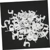 Gadpiparty 400pcs Round Cable Clips for Weather-Resistant Wire Holders for Use Organize Cords and Wires Effortlessly view 4