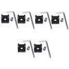jojofuny 6sets Cold Shoe Flash Adapter Mount Bracket for Camera Metal Construction Design for Sturdy Use Compatible Flash Models Essential Photography Accessory view 1
