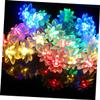 LABRIMP 1pc Double-Layer Solar Led Lotus Light String Decorative Hanging Accessory for Indoor Outdoor Use Safe Lifelike for Parties Gardens Patios and Festivals view 4