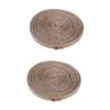 STOBOK 2pcs Natural Jute Twine Webbing Ribbon for Crafting Wedding Decor and Embellishments Woven Rope Versatile for Home and Garden Use view 1