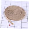 STOBOK 2pcs Natural Jute Twine Webbing Ribbon for Crafting Wedding Decor and Embellishments Woven Rope Versatile for Home and Garden Use view 2