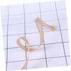 STOBOK 2pcs Natural Jute Twine Webbing Ribbon for Crafting Wedding Decor and Embellishments Woven Rope Versatile for Home and Garden Use view 3