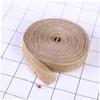 STOBOK 2pcs Natural Jute Webbing Twine Wide Rope for Wedding Decorations Crafting and Embellishments Versatile Twine for Home Decor Projects and More view 4