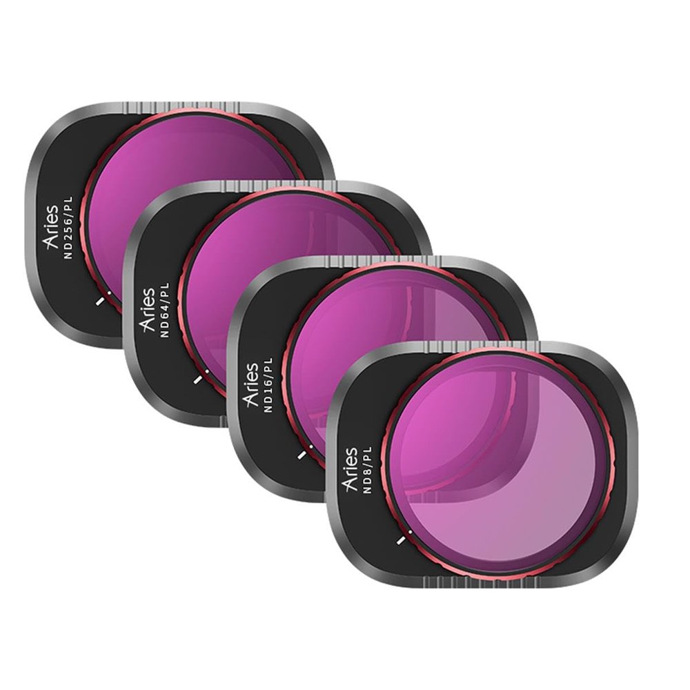 Aries ND/PL Filter Set for DJI Mini 4 Pro Drone, 4-Pack