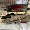 MNM Scales LED Indicator PS-IN202 LED Readout for Connecting to a Floor Scale Scale Indicator with 4+4 Stainless Steel Cable Included, Black view 1