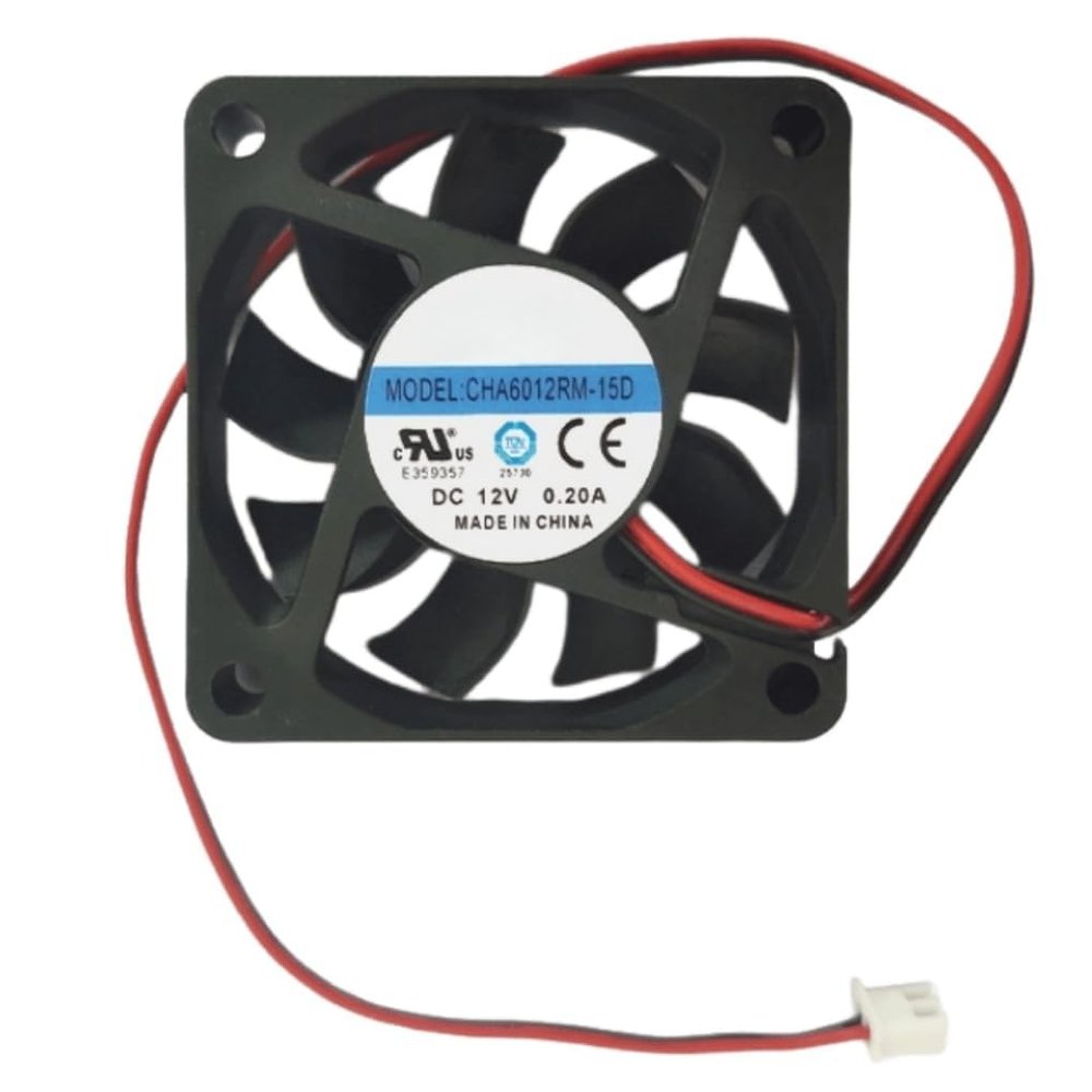 Beautyrankle 12V 0.20A 6015 Cooling Fan 60X15MM Desktop Computer Fan