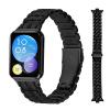 AsohsEN Metal bands Compatible with Xiaomi Mi Band 8 Pro Band Women Men,Adjustable Metal Strap Replacement Wristband Compatible with Xiaomi Mi Band 8 Pro bands, for women men (Black) view 2