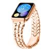 AsohsEN Metal bands Compatible with Xiaomi Mi Band 8 Pro Band Women Men,Adjustable Metal Replacement Wristband for Xiaomi Mi Band 8 Pro bands for women men (Rose Gold) view 1