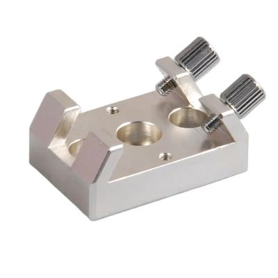 AMNOUR S8039 mounting Base with 2 Screws (Color : Silver)