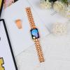 AsohsEN Metal bands Compatible with Xiaomi Mi Band 8 Pro Band Women Men,Adjustable Metal Strap Replacement Wristband Compatible with Xiaomi Mi Band 8 Pro bands, for women men (Rose Gold) view 4