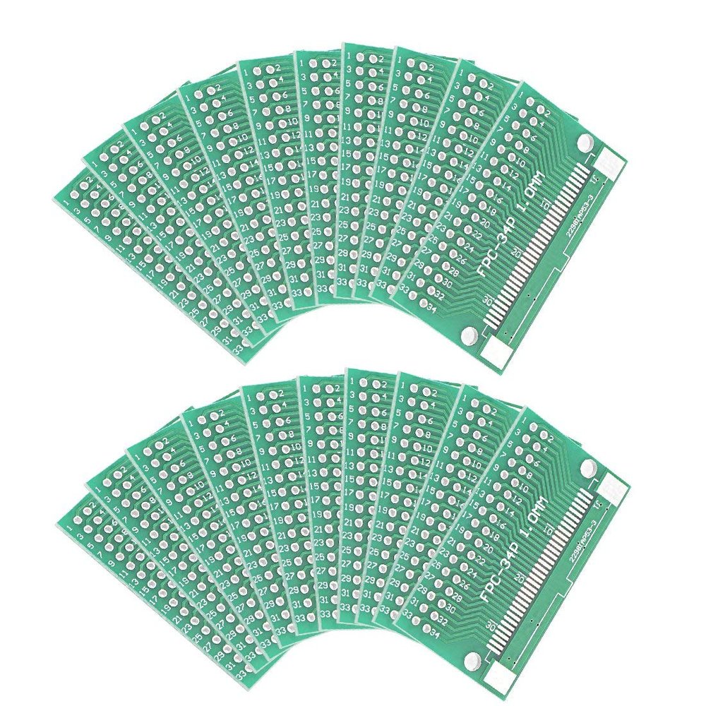 XYWHPGV FPC 34PIN 0.5 / FPC 34PIN 1 to DIP Adapter PCB Board Converter SMD 20pcs (823d6 c3336 76125 8959f 7aefd b8da9